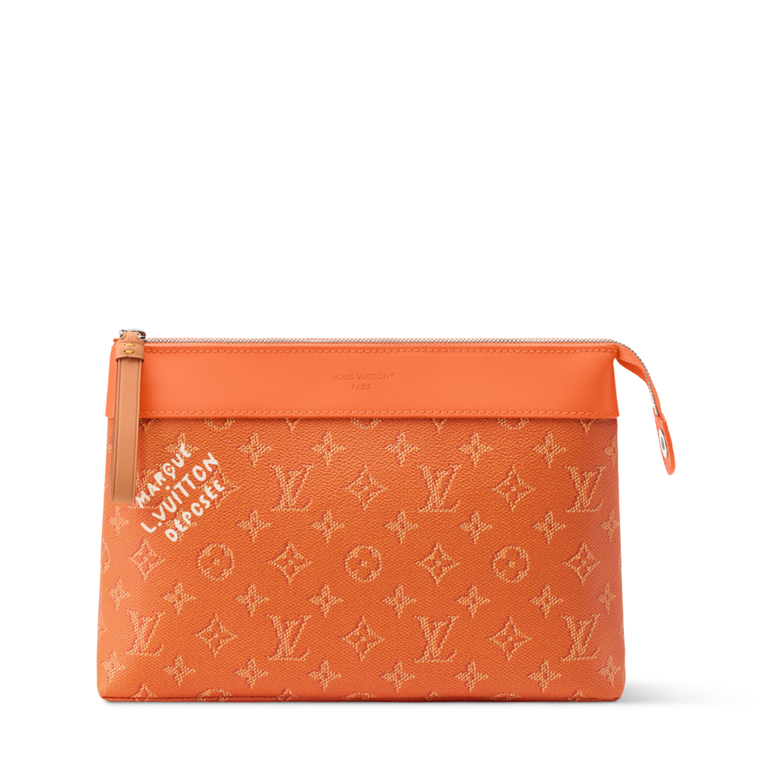 Pochette Voyage Souple Monogram Heritage - Men - Small Leather
